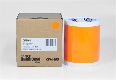 CPM-100 Vinyl Orange 106 mm x 15 m