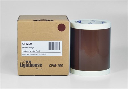 CPM-100 Vinyl Brun 106 mm x 15 m