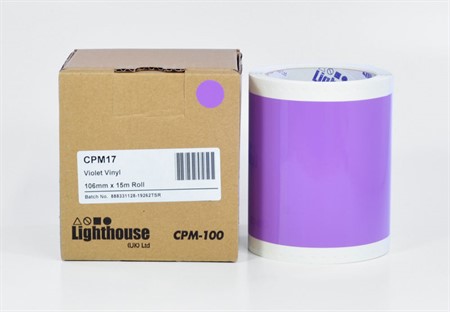 CPM-100 Vinyl Violett 106 mm x 15 m