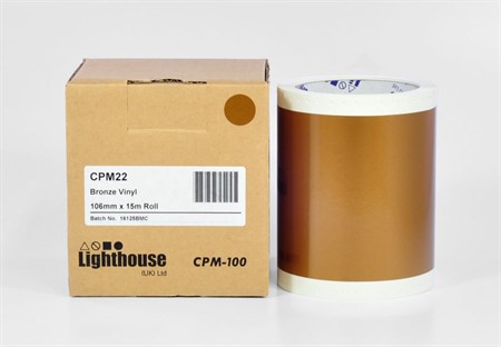 CPM-100 Vinyl Brons 106 mm x 15 m