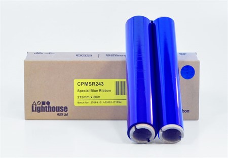 CPM-200 Färgband Special refill Blå 212 mm x 50 m