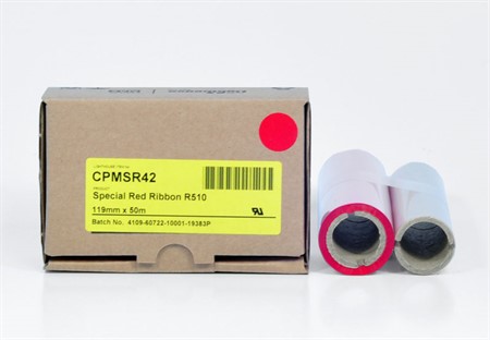 CPM-100 Färgband refill Röd Special 50 m