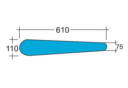 Primula skumgummi soft 7 mm för "Ärmplint" (sleeve buck) F1/C