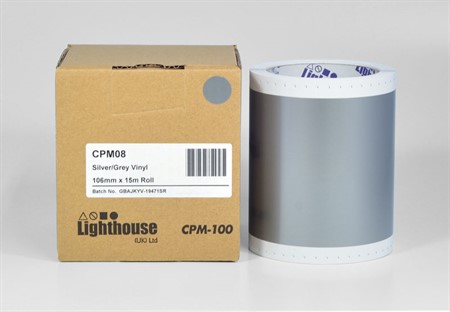 CPM-100 Vinyl Grå 106 mm x 15 m