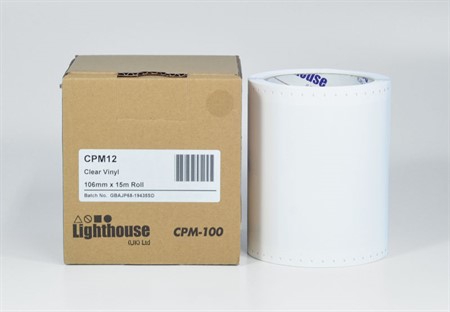 CPM-100 Vinyl Transparant 106 mm x 15 m