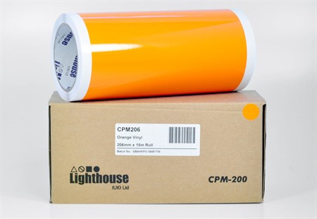 CPM-200 Vinyl Orange 206 mm x 15 m