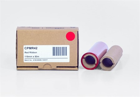 CPM-100 Färgband refill Röd 50 m