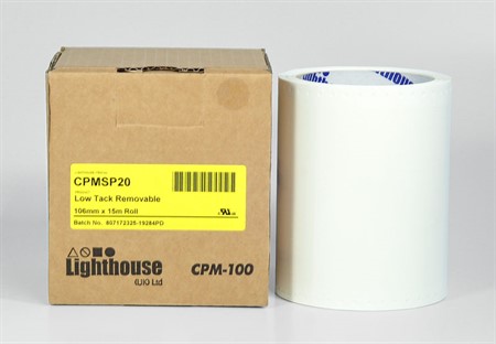 CPM-100 Polyester Klar Low Tack
