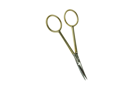 Liten sax 10,5cm böjd - guldpläterad