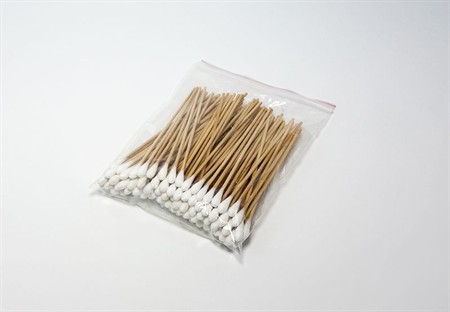 Bomullstops med träskaft (50 st/påse, Cotton Bud)